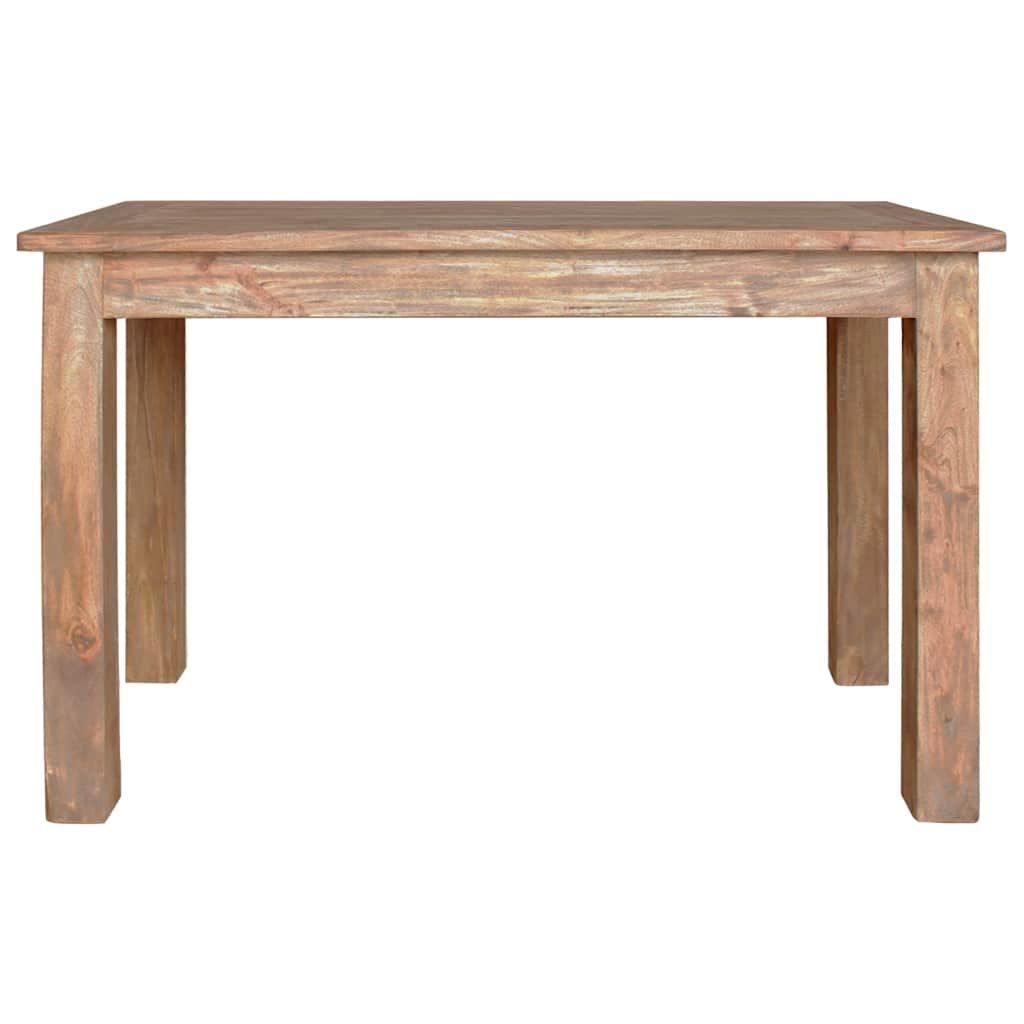 Τραπεζαρία 120 x 60 x 77 εκ. από Μασίφ Ξύλο Μαόνι - Pakobazaar