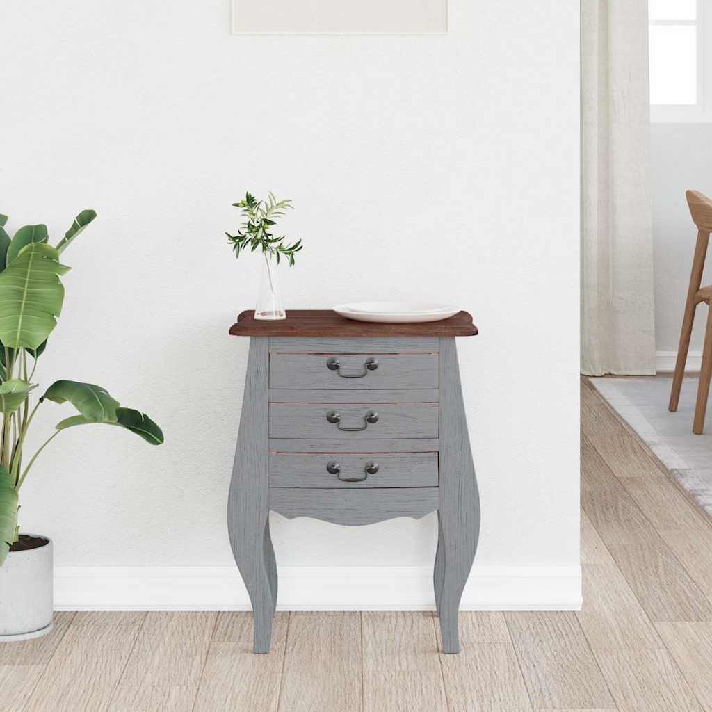 Κομοδίνο 48 x 35 x 64 εκ. από Μασίφ Μαόνι - PAKOBAZAAR