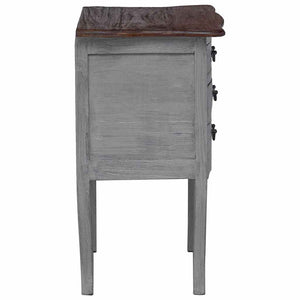 Κομοδίνο 48 x 35 x 64 εκ. από Μασίφ Μαόνι - PAKOBAZAAR