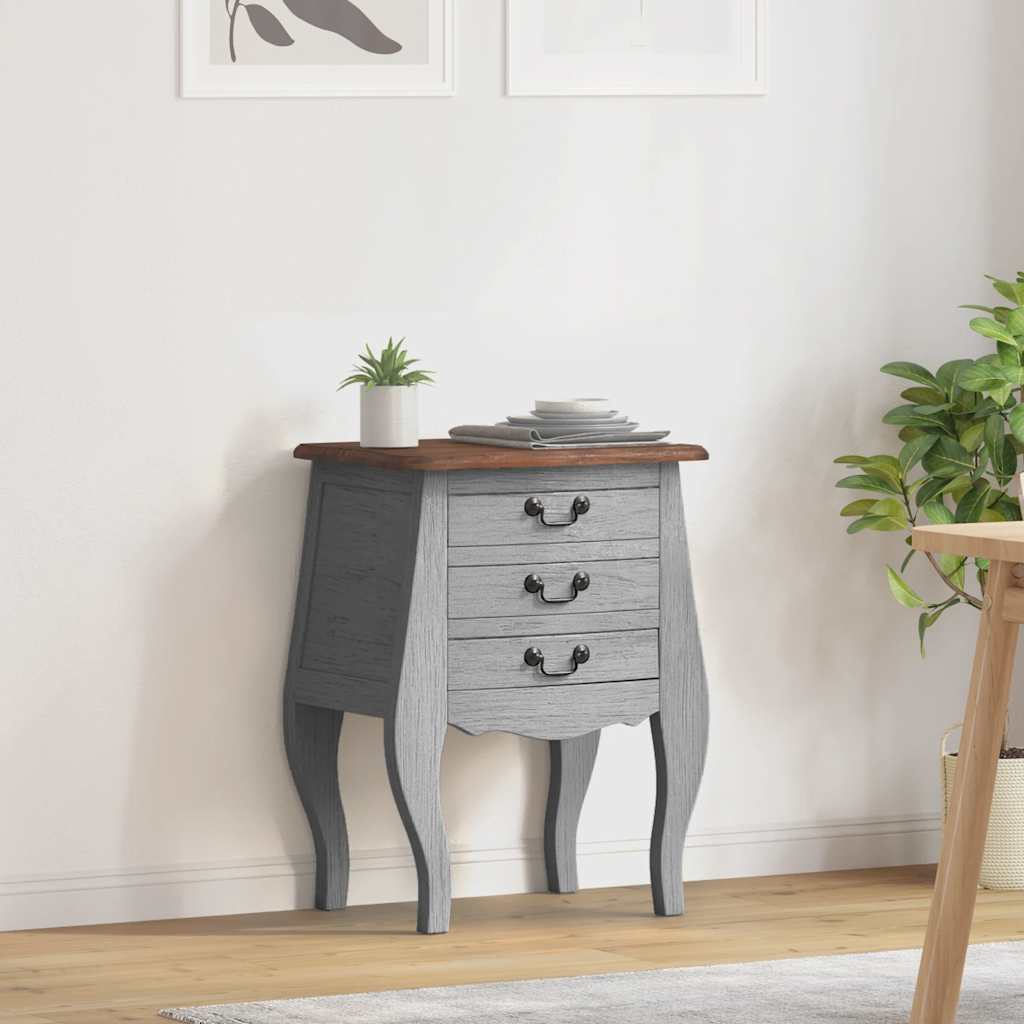 Κομοδίνο 48 x 35 x 64 εκ. από Μασίφ Μαόνι - PAKOBAZAAR