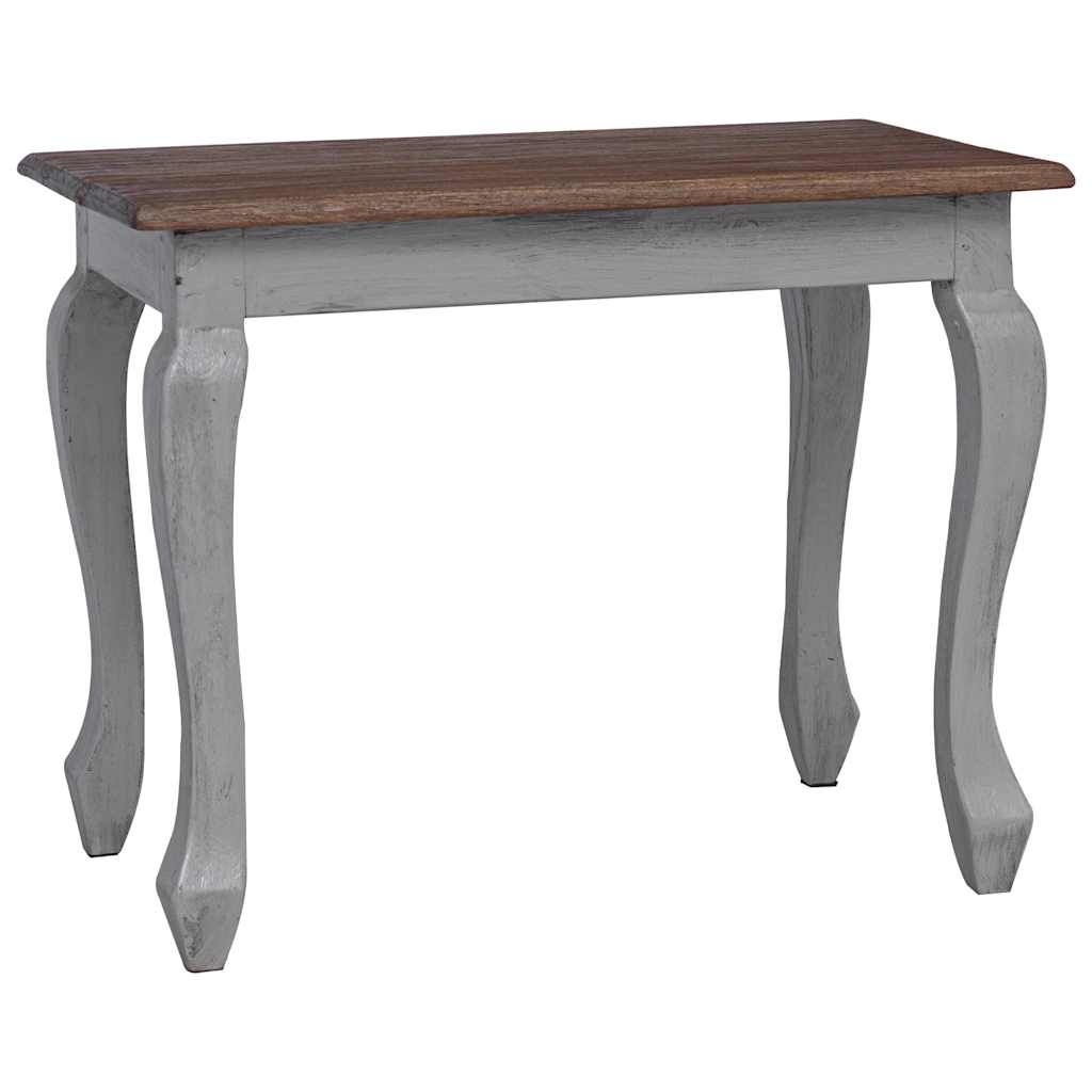 Σετ Τραπεζάκια Ζιγκόν 3 τεμ. από Μασίφ Ξύλο Μαόνι - PAKOBAZAAR