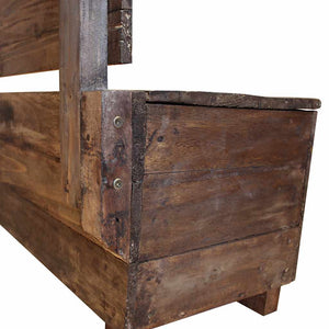 Πάγκος 86 x 40 x 60 εκ. από Μασίφ Μαόνι - PAKOBAZAAR