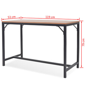 Τραπέζι Κονσόλα 119 x 53 x 79 εκ. από Φράξο - Pakobazaar