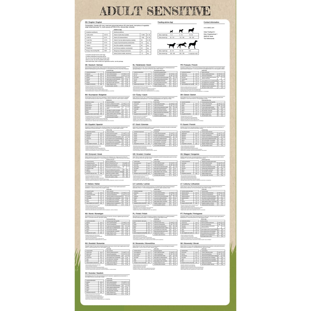 Ξηρά Τροφή Σκύλων Premium Adult Sensitive Lamb & Rice 15 κ. - PAKOBAZAAR