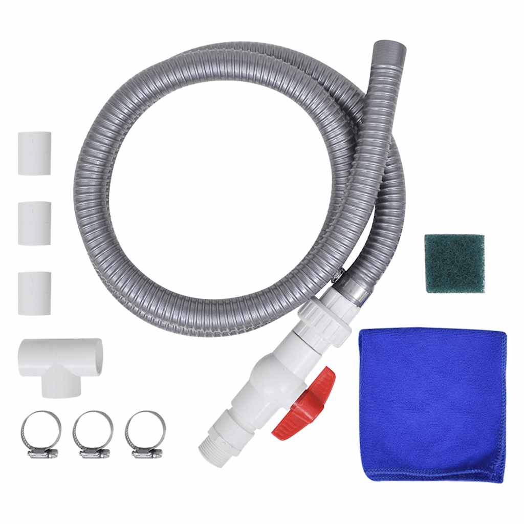 Σιντριβάνι Πισίνας Ασημί 64 x 30 x 52 εκ. από Ανοξείδωτο Ατσάλι - Pakobazaar