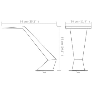 Σιντριβάνι Πισίνας Ασημί 64 x 30 x 52 εκ. από Ανοξείδωτο Ατσάλι - Pakobazaar