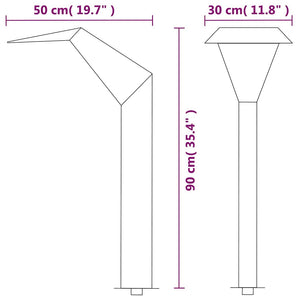 Σιντριβάνι Πισίνας Ασημί 50 x 30 x 90 εκ. από Ανοξείδωτο Ατσάλι