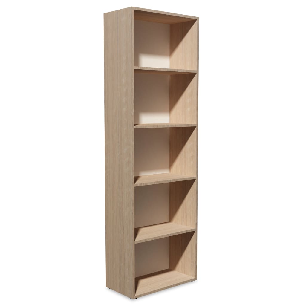 Βιβλιοθήκη Χρώμα Δρυός 60 x 31 x 190 εκ. από Μοριοσανίδα
