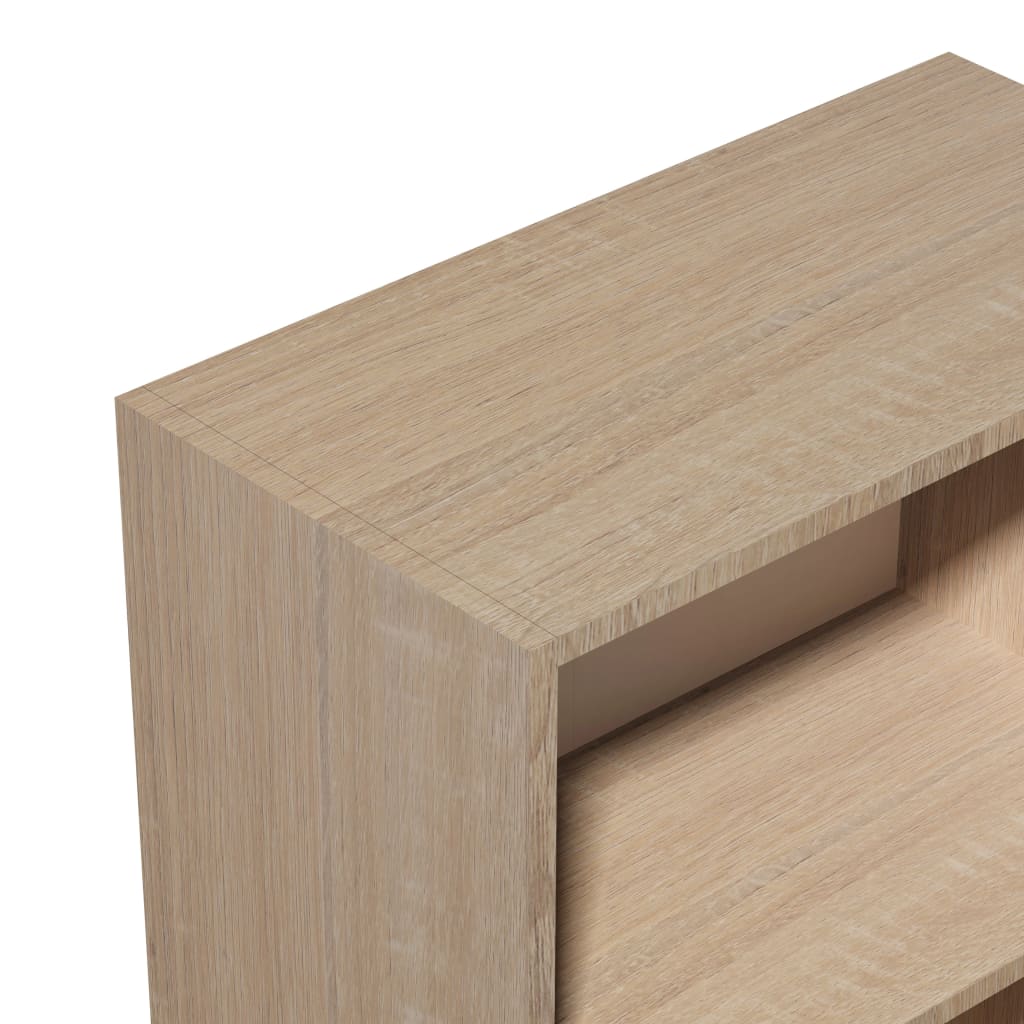 Βιβλιοθήκη Χρώμα Δρυός 60 x 31 x 190 εκ. από Μοριοσανίδα