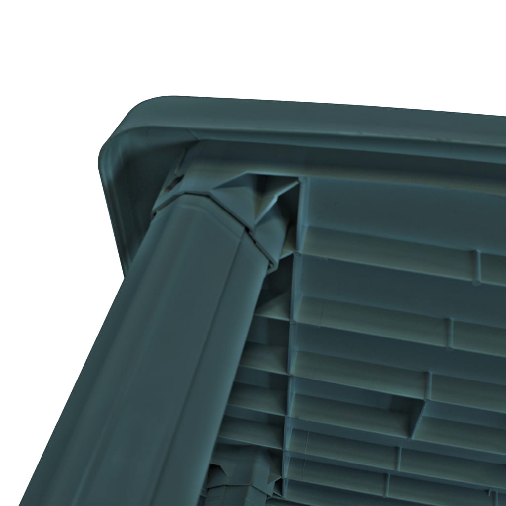 Τραπέζι Κήπου Πράσινο 101 x 68 x 72 εκ. Πλαστικό