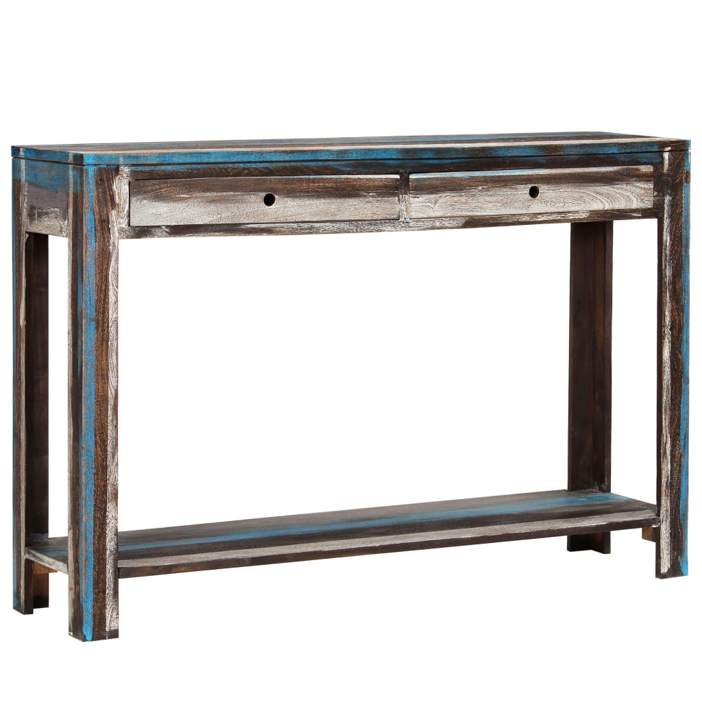 Κονσόλα Τραπέζι Vintage Στιλ 118 x 30 x 80 εκ. από Μασίφ Ξύλο