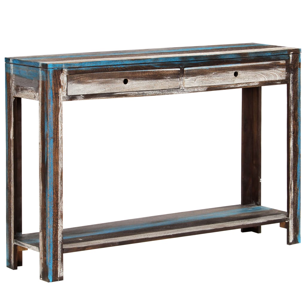 Κονσόλα Τραπέζι Vintage Στιλ 118 x 30 x 80 εκ. από Μασίφ Ξύλο