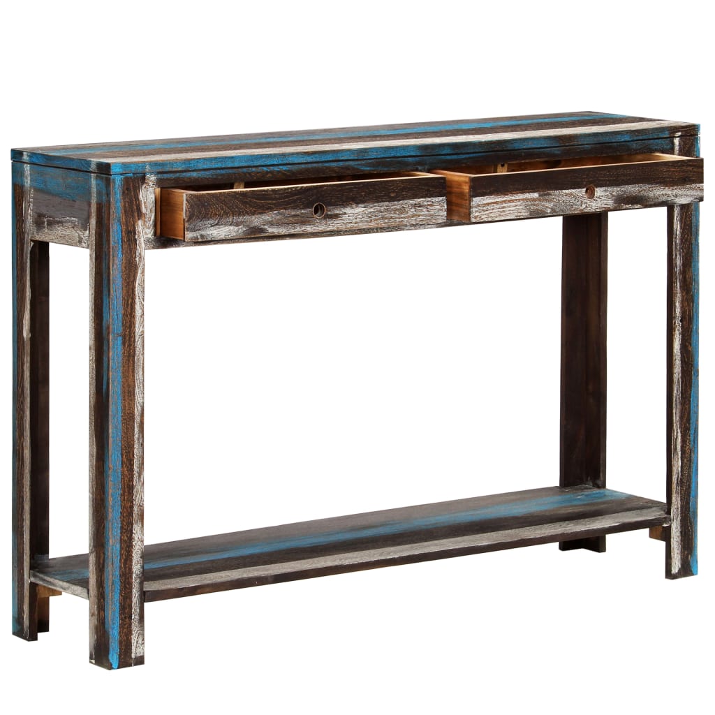 Κονσόλα Τραπέζι Vintage Στιλ 118 x 30 x 80 εκ. από Μασίφ Ξύλο