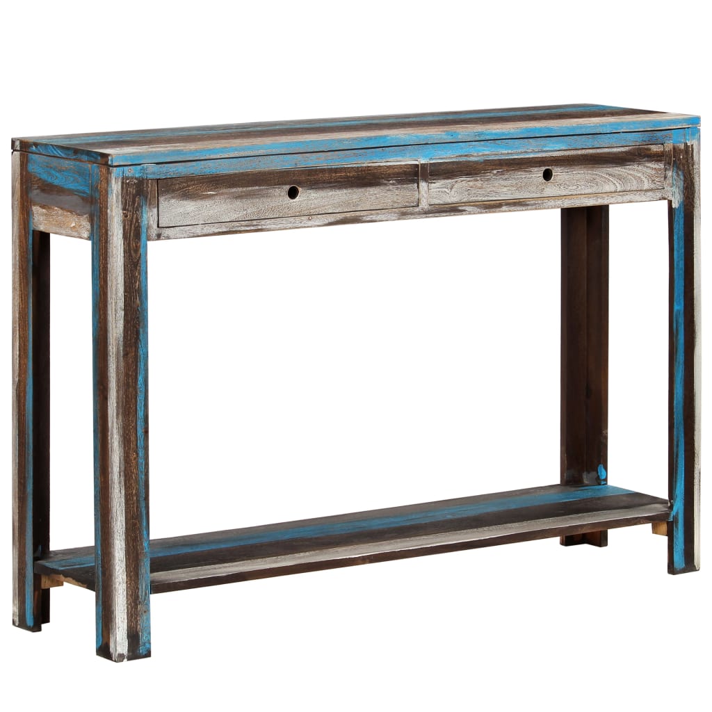 Κονσόλα Τραπέζι Vintage Στιλ 118 x 30 x 80 εκ. από Μασίφ Ξύλο