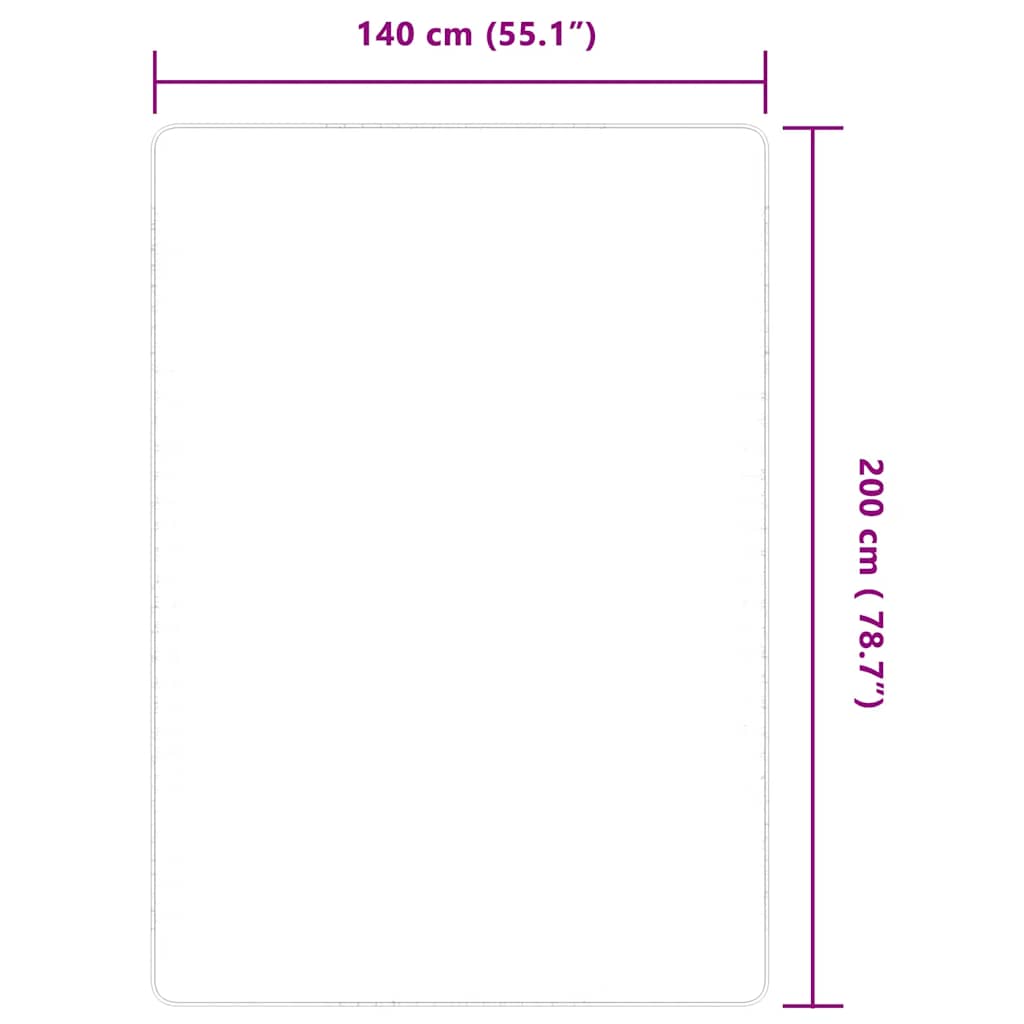 Χαλί Φυσικό Χρώμα 140 x 200 εκ. Γιούτα με Υπόστρωμα από Λάτεξ