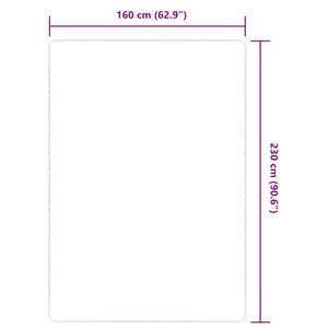 Χαλί Φυσικό Χρώμα 160 x 230 εκ. Γιούτα με Υπόστρωμα από Λάτεξ - PAKOBAZAAR