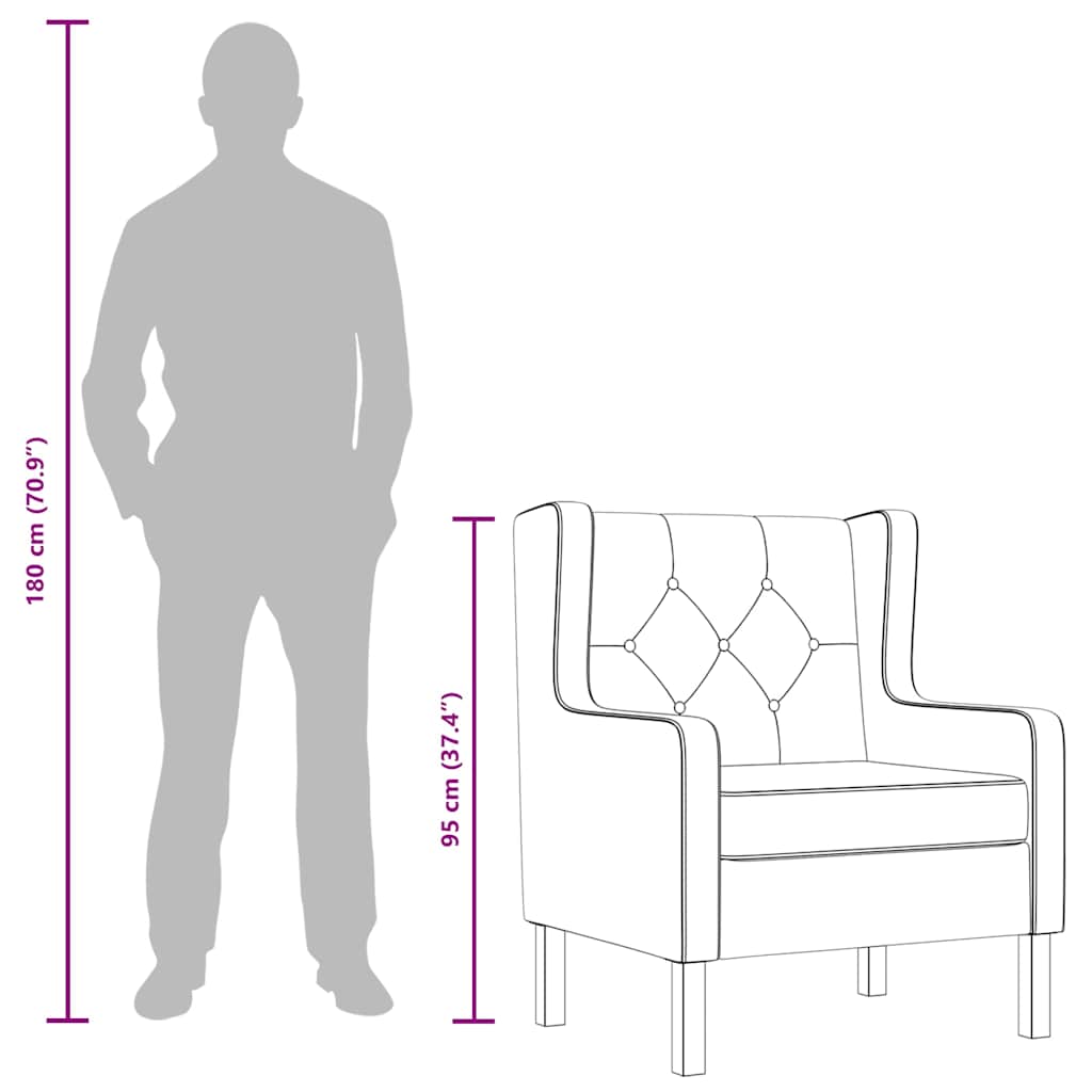 Πολυθρόνα Γκρι Υφασμάτινη - PAKOBAZAAR