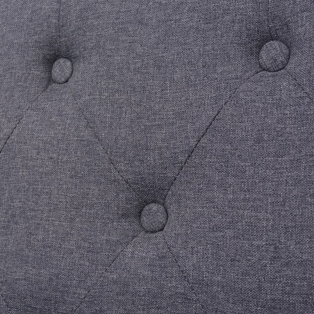 Καναπές Διθέσιος Γκρι Υφασμάτινος - PAKOBAZAAR