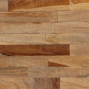 Πάγκος 110 x 35 x 45 εκ. από Ανακυκλωμένο Ξύλο Teak και Ατσάλι