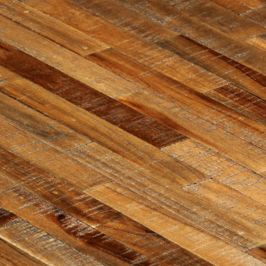 Τραπεζαρία 180x90x76 εκ. από Ανακυκλωμένο Ξύλο Teak και Ατσάλι - PAKOBAZAAR