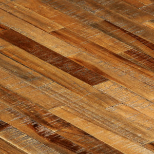 Τραπεζαρία 180x90x76 εκ. από Ανακυκλωμένο Ξύλο Teak και Ατσάλι - PAKOBAZAAR