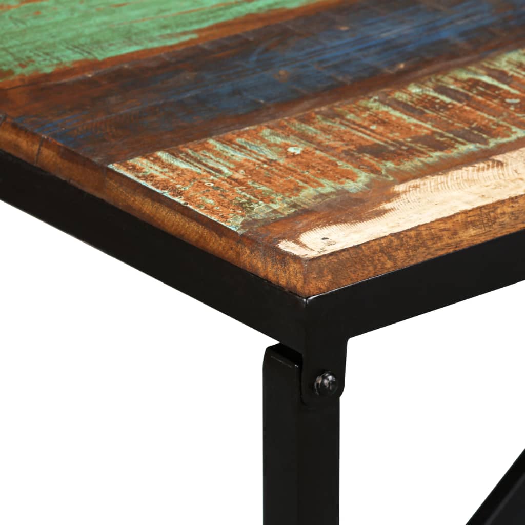 Πάγκος 110 x 35 x 45 εκ. από Μασίφ Ανακυκλωμένο Ξύλο - PAKOBAZAAR