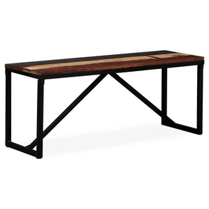 Πάγκος 110 x 35 x 45 εκ. από Μασίφ Ανακυκλωμένο Ξύλο - PAKOBAZAAR