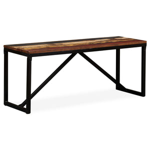 Πάγκος 110 x 35 x 45 εκ. από Μασίφ Ανακυκλωμένο Ξύλο - PAKOBAZAAR
