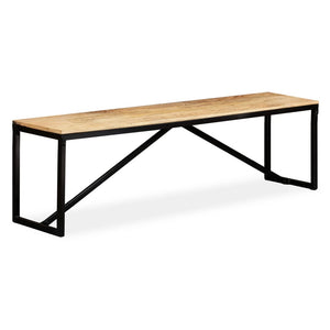 Πάγκος 160 x 35 x 45 εκ. από Μασίφ Ξύλο Μάνγκο - PAKOBAZAAR