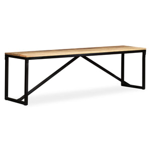 Πάγκος 160 x 35 x 45 εκ. από Μασίφ Ξύλο Μάνγκο - PAKOBAZAAR