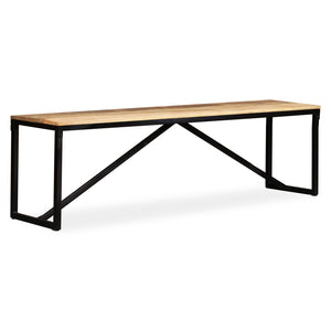 Πάγκος 160 x 35 x 45 εκ. από Μασίφ Ξύλο Μάνγκο - PAKOBAZAAR