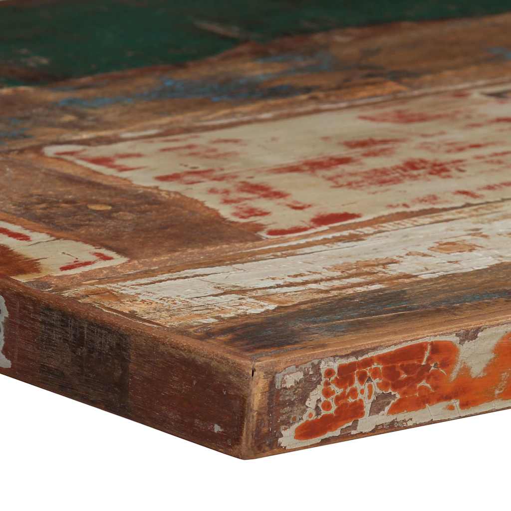Τραπέζι Μπαρ Πολύχρωμο 60x60x107 εκ. Μασίφ Ανακυκλωμένο Ξύλο