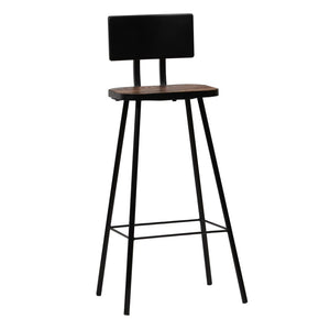 Σκαμπό Μπαρ 4 τεμ. από Μασίφ Ανακυκλωμένο Ξύλο - PAKOBAZAAR