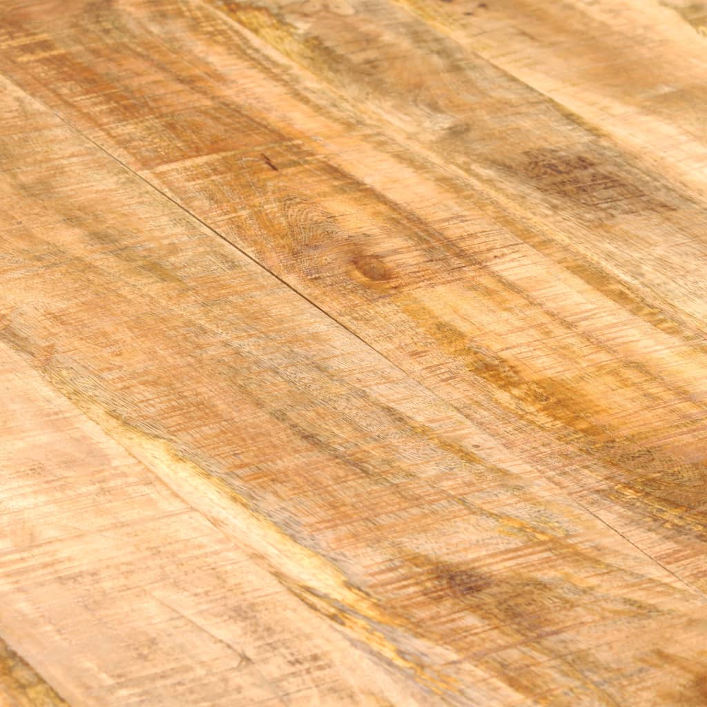 Τραπεζαρία 180 εκ. από Μασίφ Ξύλο Μάνγκο και Ατσάλι - PAKOBAZAAR