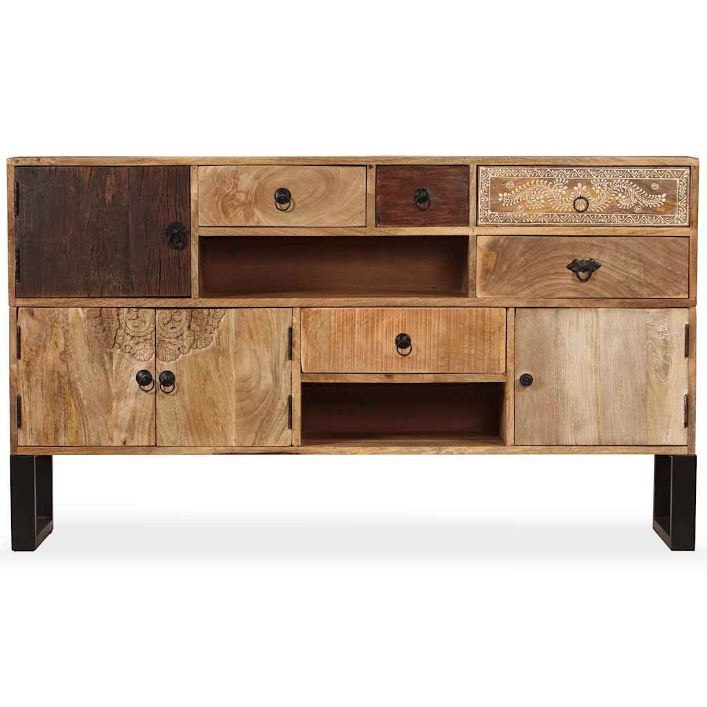 Μπουφές 140 x 30 x 80 εκ. από Μασίφ Ξύλο Μάνγκο