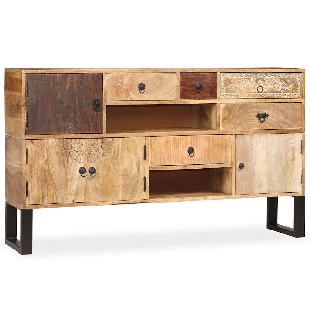 Μπουφές 140 x 30 x 80 εκ. από Μασίφ Ξύλο Μάνγκο