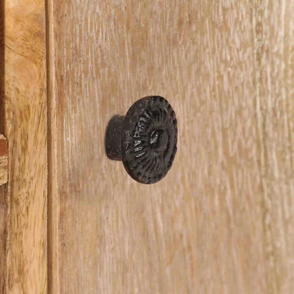 Μπουφές 140 x 30 x 80 εκ. από Μασίφ Ξύλο Μάνγκο