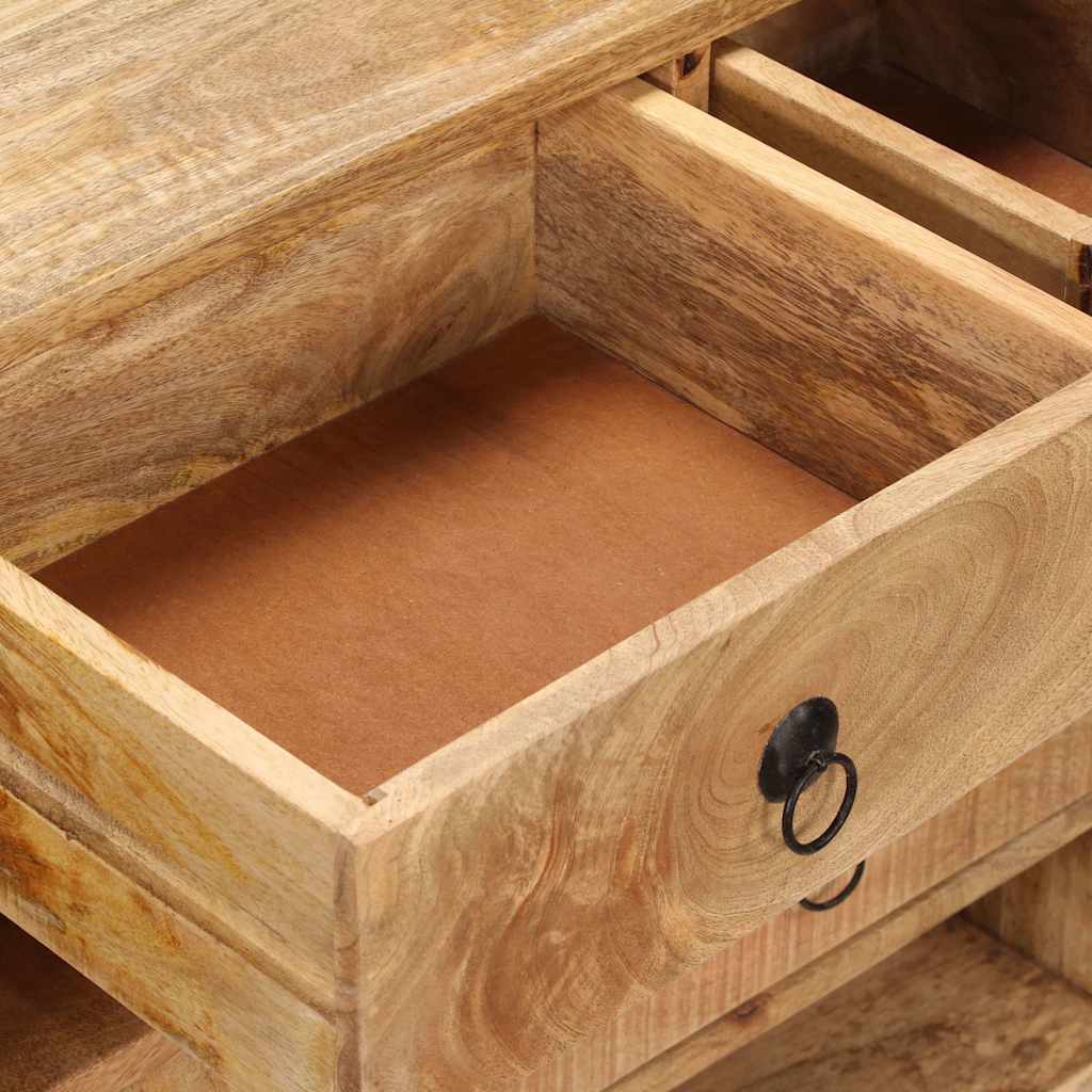 Μπουφές 140 x 30 x 80 εκ. από Μασίφ Ξύλο Μάνγκο