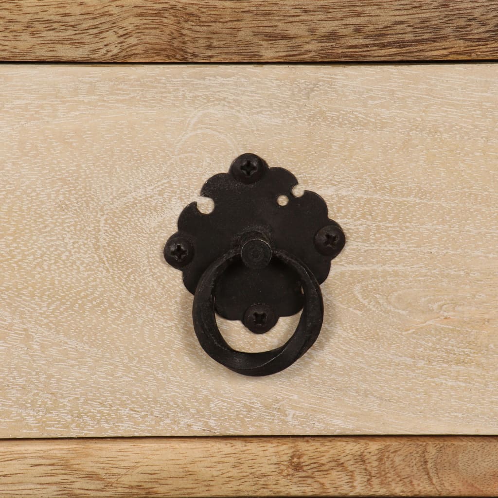 Μπουφές Ψηλός 100 x 30 x 130 εκ. από Μασίφ Ξύλο Μάνγκο