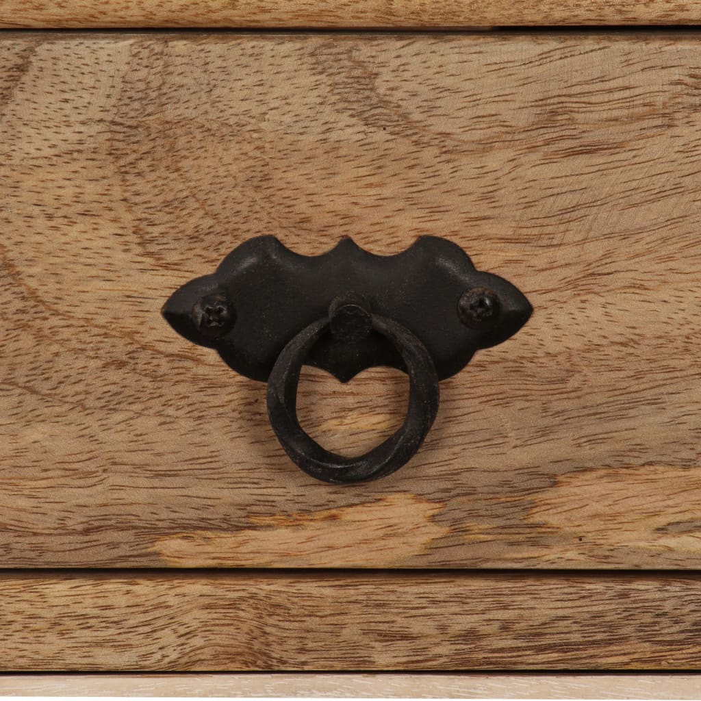 Μπουφές Ψηλός 100 x 30 x 130 εκ. από Μασίφ Ξύλο Μάνγκο