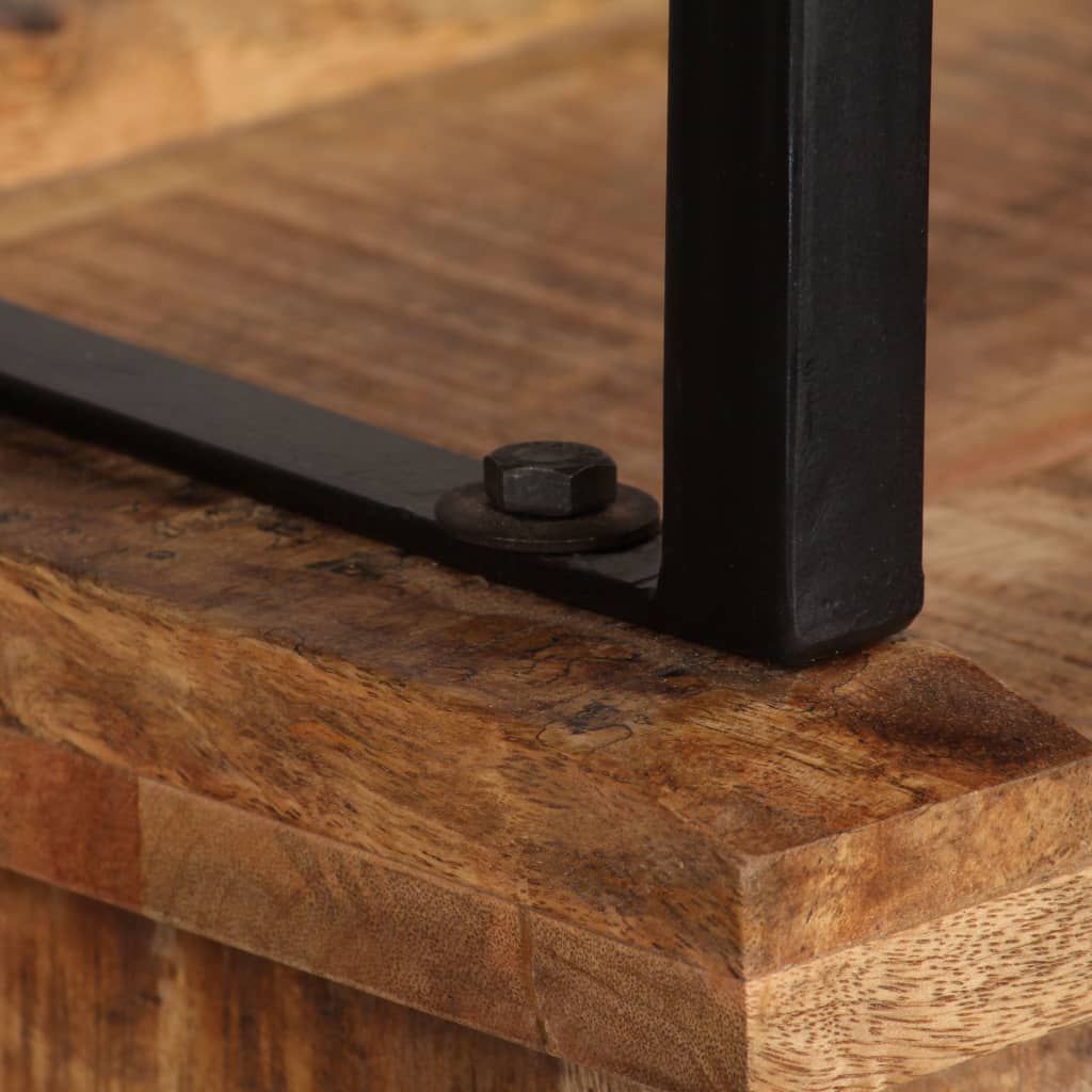 Βιβλιοθήκη με Ντουλάπι 65 x 30 x 180 εκ. από Μασίφ Ξύλο Μάνγκο - Pakobazaar