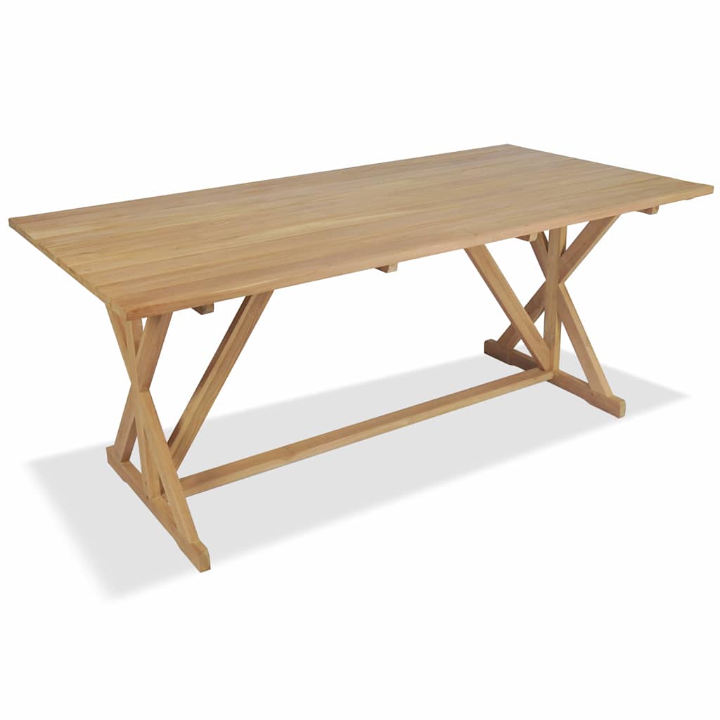 Τραπεζαρία Καφέ 180 x 90 x 75 cm Στερεό Ξύλο Τίκ