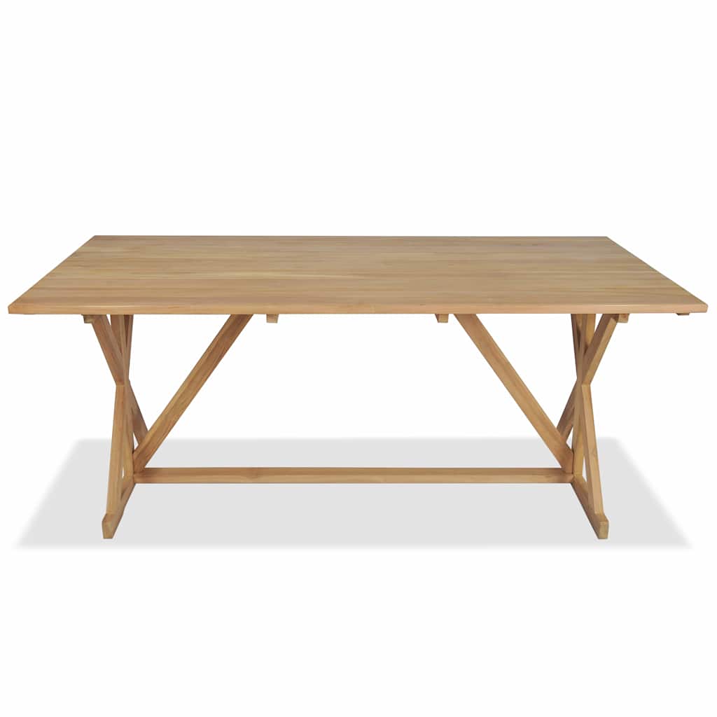 Τραπεζαρία Καφέ 180 x 90 x 75 cm Στερεό Ξύλο Τίκ