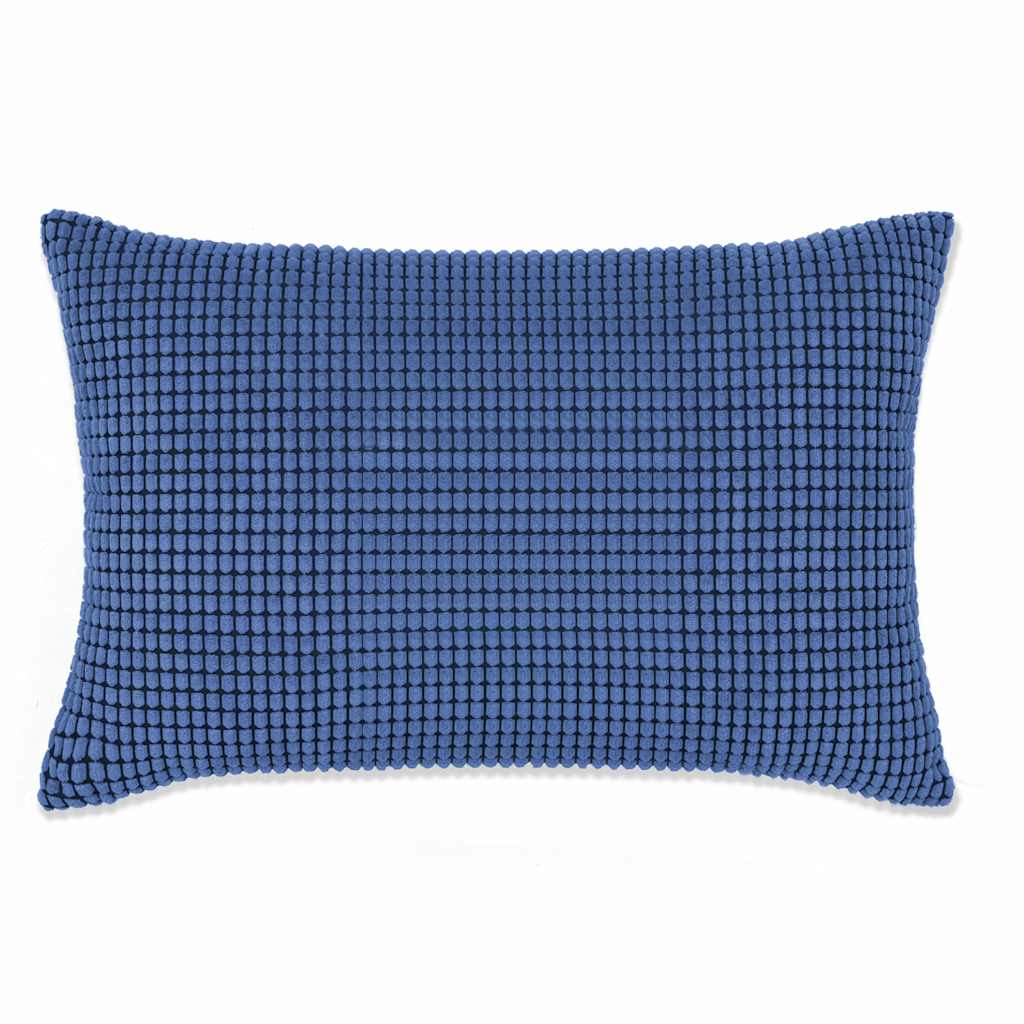 Σετ Μαξιλαριών 2 τεμ. Μπλε 40 x 60 εκ. Βελουτέ - Pakobazaar