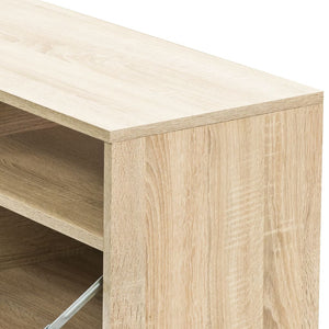 Έπιπλο Τηλεόρασης Χρώμα Δρυς 95 x 35 x 36 εκ. από Επεξ. Ξύλο - PAKOBAZAAR