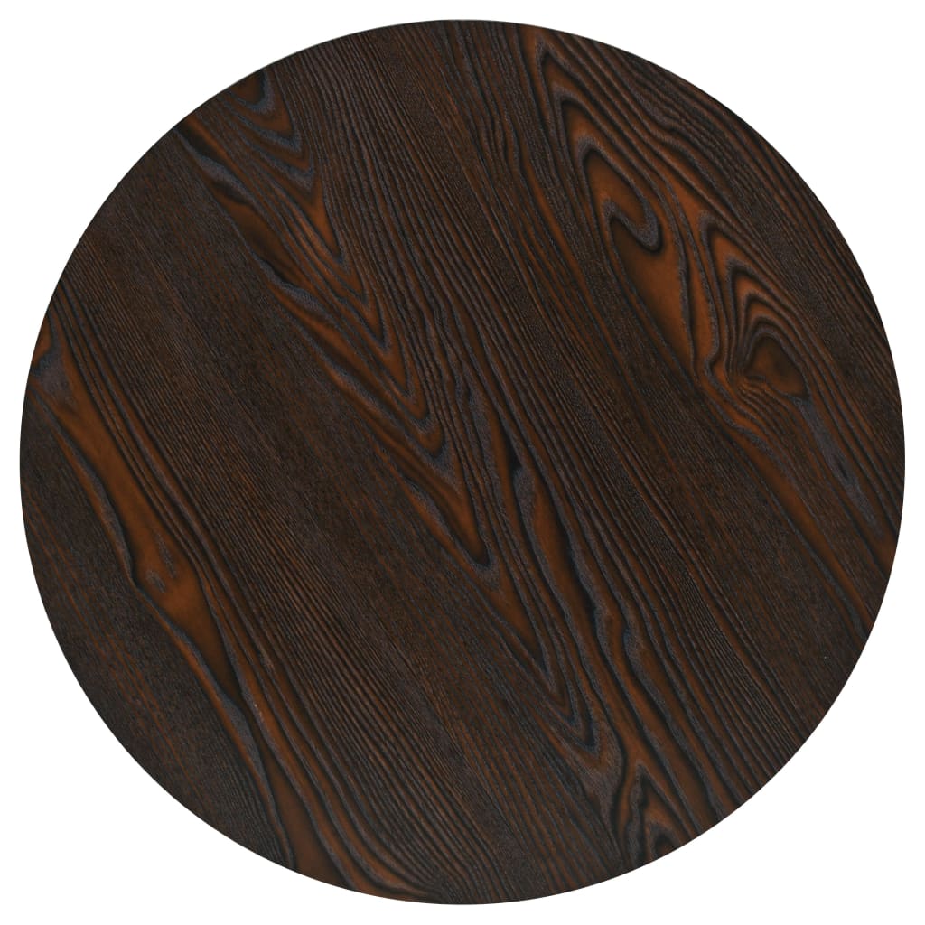 Τραπέζι Bistro Στρογγυλό Σκούρο Σταχτί 60 x 75 εκ. MDF / Ατσάλι - PAKOBAZAAR