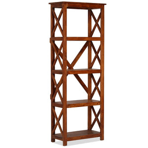 Βιβλιοθήκη 60x30x160 εκ. Μασίφ Ξύλο Ακακίας/Μελί Sheesham