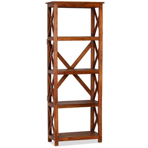 Βιβλιοθήκη 60x30x160 εκ. Μασίφ Ξύλο Ακακίας/Μελί Sheesham