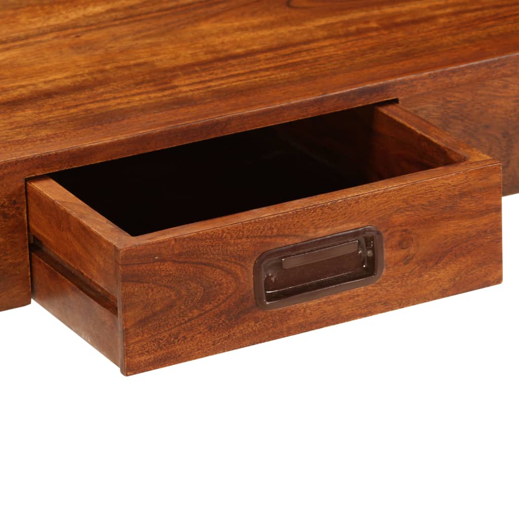 Γραφείο 110x50x76 εκ. Μασίφ Ξύλο Ακακίας/Μελί Φινίρισμα - PAKOBAZAAR