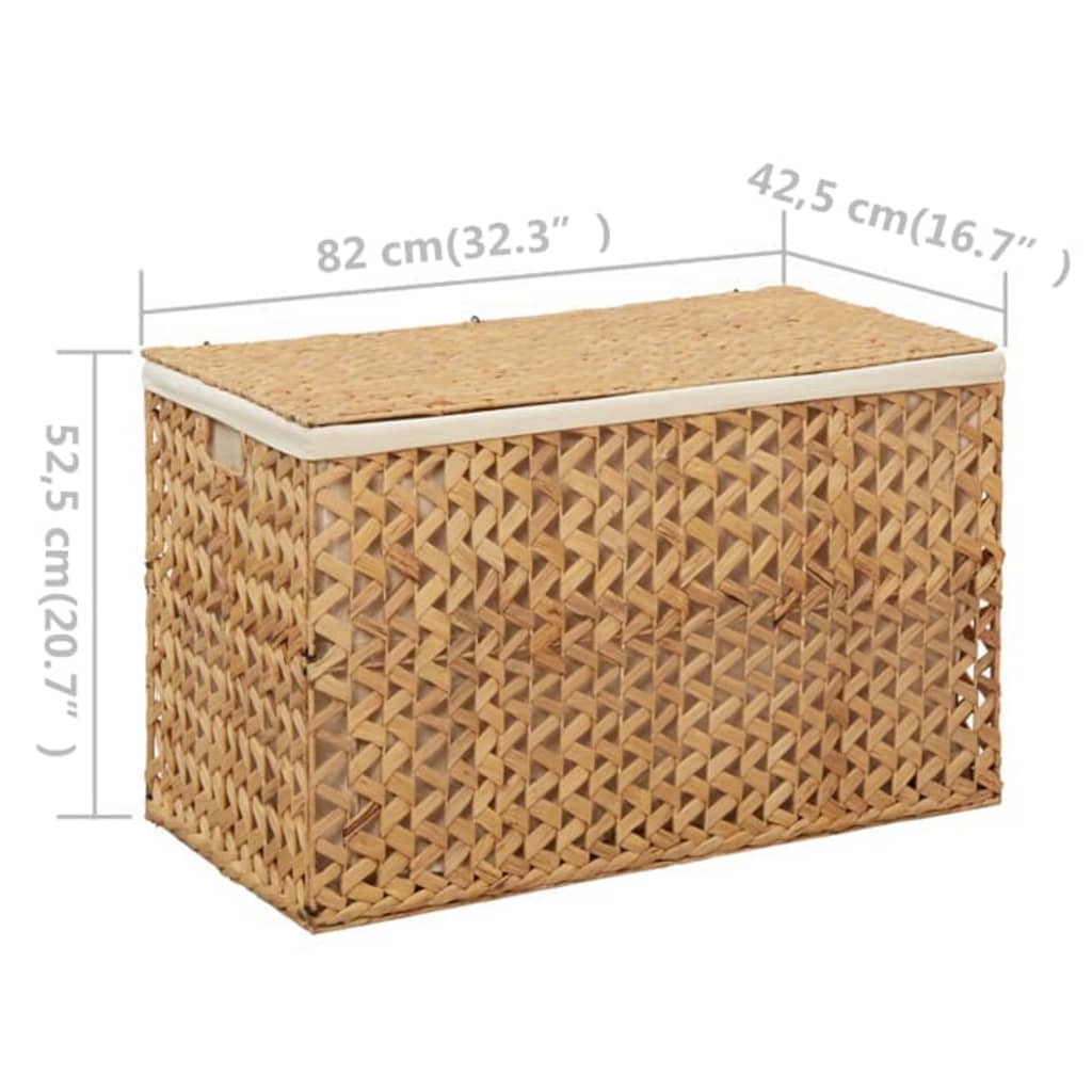 Καλάθι Απλύτων 82 x 42,5 x 52,5 εκ. από Υάκινθο του Νερού